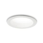 Ideal Lux Downlight Φωτιστικό Χωνευτής Τοποθέτησης Μονόφωτο Basic Wide 3000K 193540 30W Λευκό