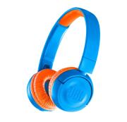 JBL JR300BT, On-Ear Headphones, Wireless (Blue/Orange)