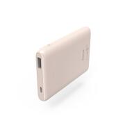 Hama "SLIM 5HD" Power Pack, 5000 mAh, Output: USB-A, light pink