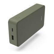 Hama "Colour 20" Power Pack, 20000 mAh, 2 έξοδοι: USB-C, USB-A, Πράσσινο