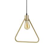 Ideal Lux Κρεμαστό Φωτιστικό Οροφής Μονόφωτο ABC SP1 Triangle 207834 E27 max 1 x 70W Μπρονζέ