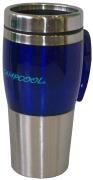 Campcool Κούπα Inox Χρωματιστή 0,45lt Ασημί Μπλέ