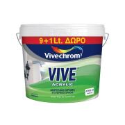 VIVE ACRYLIC ΛΕΥΚΟ VIVECRHOM 9+1LT