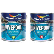 VIVECHROM VIVEPOOL ΧΡΩΜΑ ΠΙΣΙΝΑΣ Α+Β ΛΕΥΚΟ 3,75lt