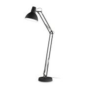 Ideal Lux Φωτιστικό Δαπέδου Wally PT1 Total Black E27 max 1 x 42W Μαύρο