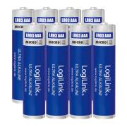 Battery AAA Alkaline Logilink LR03F8 8pcs