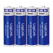 Battery AA Alkaline Logilink LR6B4 4pcs