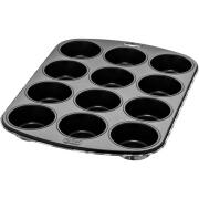 Kaiser Go Wild Φόρμα Αντικολλητική για 12 Muffins 38x27x3cm Zebrafrica Λευκή/Μαύρη