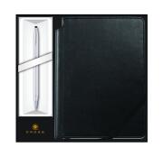 Cross Στυλό Ballpoint Classic Century Lustrous Chrome με ημερολόγιο Black Journal Gift Set