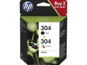 HP 304 Ink Cartridge Combo 2-Pack