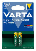 VARTA επαναφορτιζόμενες μπαταρίες λιθίου AAA 800mAh 1.2V 2τμχ