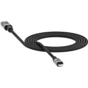 Mophie Braided USB 2.0 Cable USB-C male Lightning 1.8m 409903200 Μαύρο