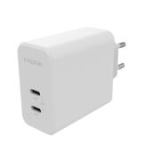 Mophie Φορτιστής Magsafe με 2 Θύρες USB-C 67W Power Delivery 409909304 Λευκός