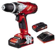 Einhell Power X-Change Επαναφορτιζόμενο  δραπανοκατσάβιδο PXC TΕ-CD 18 Li με 2 μπαταρίες