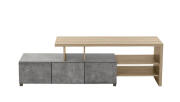 Tv Stand Neutral Cement Σκούρο Sonoma