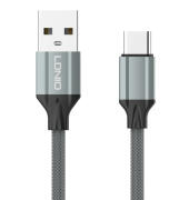 LDNIO καλώδιο USB-C σε USB LS441 2.4A 1m γκρι