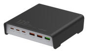 LDNIO σταθμός φόρτισης Q605 3x USB-C & 3x USB 120W PD/QC μαύρος