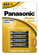 PANASONIC αλκαλικές μπαταρίες Alkaline Power AAA/LR03 1.5V 4τμχ