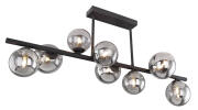 Globo Lighting Πλαφονιέρες RIHA εννιάφωτο μαύρο  9xG9 LED