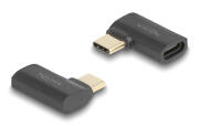 DELOCK αντάπτορας USB-C 60245 αρσενικό σε θηλυκό 240W 40Gbps μαύρος