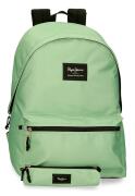 Pepe Jeans Σακίδιο πλάτης 44x31x15cm Aris Verde Pastel