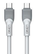 LDNIO καλώδιο USB-C σε USB-C LC601C 100W PD 1m γκρι