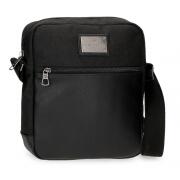 Pepe Jeans τσαντάκι ώμου 27x23x7cm σειρά Scratch Black