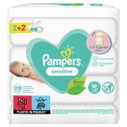 PAMPERS Sensitive Μωρομάντηλα  - 208 Μωρομάντηλα (104+104 ΔΩΡΟ) - 81752614