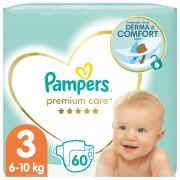 PAMPERS Premium Care Μέγεθος 3, (6kg-10kg) - 60 Πάνες - 81765772