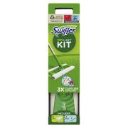 Swiffer Σύστημα Καθαρισμού Dry & Wet. Με 1 Σκούπα, 8 Στεγνά Πανάκια & 3 Υγρά Πανάκια - 81769307