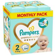 PAMPERS Premium Care Μέγεθος 2, (4kg-8kg) - 224 Πάνες - 81784124