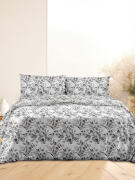 Σετ Σεντόνια Flannel 932 Grey Μονό με λάστιχο(105x205+30)