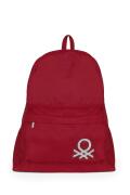 Benetton Τσάντα πλάτης 41x32x14cm σειρά FOLDABLE Red