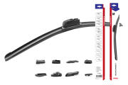 AMIO Υαλοκαθαριστήρας MultiConnect 18" (450mm) 01193 8 adapters