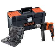 Black+Decker Δράπανο Κρουστικό 850Watt με εργαλειοθήκη 16'' και κασετίνα αξεσουάρ