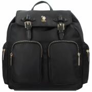 US Polo Assn. Τσάντα πλάτης 35x19x31cm σειρά Houston Black