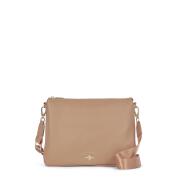 US Polo Assn. Τσάντα ώμου 34x6x26cm σειρά Stanford Beige