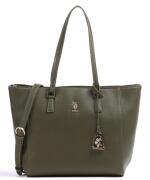 US Polo Assn. Τσάντα χειρός 28x26x11cm σειρά New Jones Dark Green