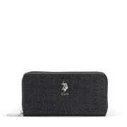 US Polo Assn. Πορτοφόλι 19x2x10cm σειρά Lakeside Black