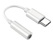 POWERTECH αντάπτορας USB-C σε 3.5mm CAB-UC084 λευκός