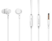 CELEBRAT earphones με μικρόφωνο G19 3.5mm 1.2m λευκά