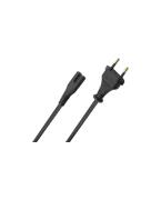 Oehlbach Powercord C7 Καλώδιο CEE7/16 – C7 5m Μαύρο