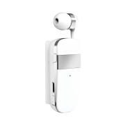 EGOBOO Clip&Go In-Ear BT Handsfree White