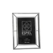 Espiel Κορνίζα Μεταλλική 10x15cm Ασημί