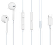 CELEBRAT earphones με μικρόφωνο G17 Lightning 1.2m λευκά