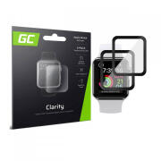 Green Cell Σετ Προστασίας Οθόνης Tempered Glass 9H GC Clarity για Apple Watch 42mm 2 τμχ GL88