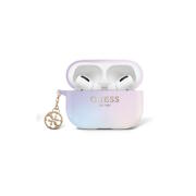 Guess "4g Charm" Collection Θήκη Σιλικόνης σε Μωβ χρώμα για Apple AirPods 3