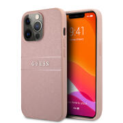 Guess Saffiano Hard Case Θήκη προστασίας από δερματίνη – iPhone 13 Pro (Ροζ)