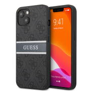 Guess "4G Logo Collection" Printed Stripe Θήκη προστασίας από δερματίνη – iPhone 13