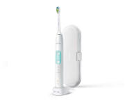 Philips Sonicare Ηλεκτρική Οδοντόβουρτσα με Αισθητήρα Πίεσης 3 Προγράμματα και Θήκη Ταξιδιού ProtectiveClean 5100 HX6857/35 Black/White